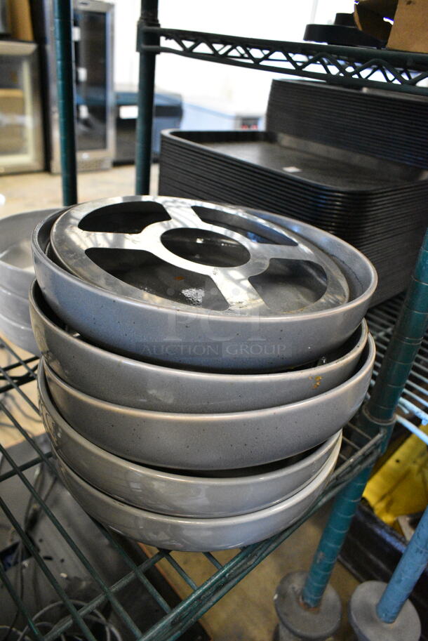 ALL ONE MONEIY! Lot of Various Items Including Ceramic Dishes in Black Poly Bus Bin - Image 4 of 7