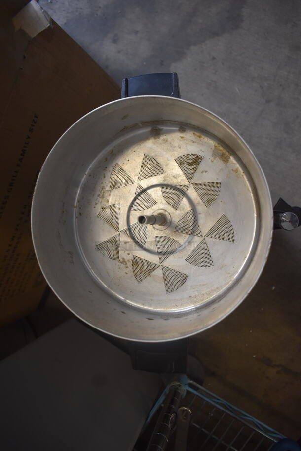 West Bend Stainless Steel Countertop Coffee Perculating Urn and Dispenser 120 Volt 1 Phase. Tested and Working!  - Image 4 of 7