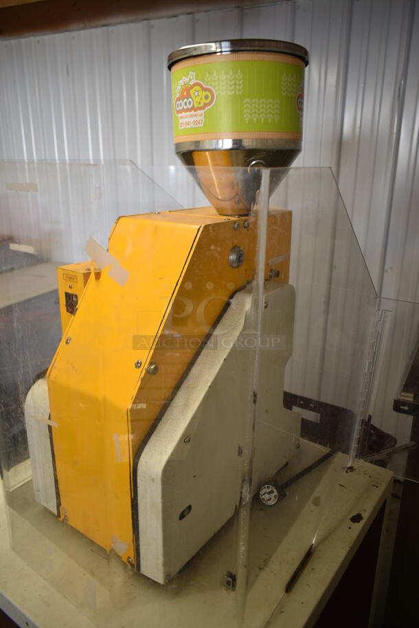 Metal Commercial Floor Style Propane Gas Powered Coco Pop Machine. Tested and Working! - Image 7 of 9