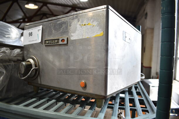 Wells SW-10 Stainless Steel Commercial Countertop Food Warmer. 120 Volts, 1 Phase. Tested and Working!  - Image 3 of 4