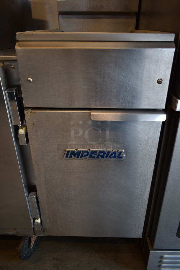 Imperial IFS-40 Stainless Steel Commercial Floor Style Natural Gas Powered Deep Fat Fryer. 105,000 BTU. - Image 4 of 6