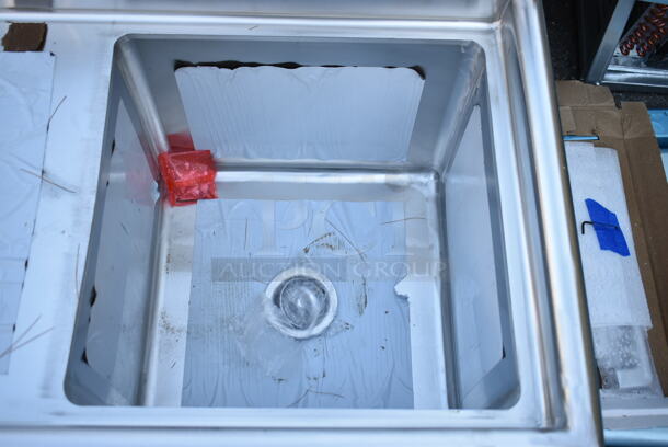 BRAND NEW SCRATCH AND DENT! Regency 600S1181818L Stainless Steel Single Bay Sink w/ Left Side Drain Board. Bay 18x14. Drain Board 16x19 - Image 5 of 7
