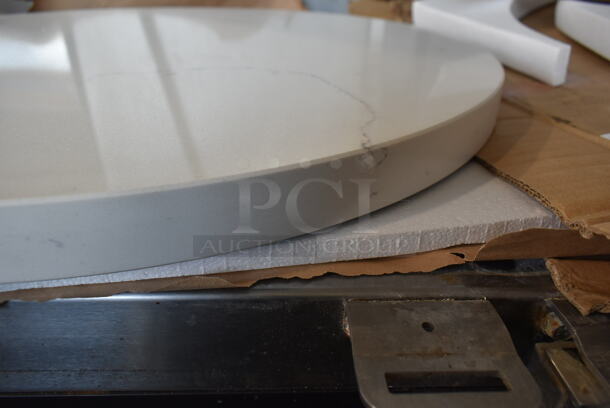 BRAND NEW IN BOX! Art Marble Furniture Granite Tabletop. 24x24 - Image 4 of 5