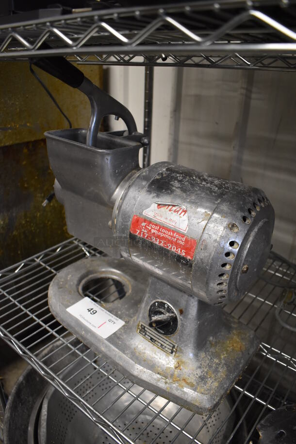 Metal Commercial Countertop Ice Shaver. 110 Volts, 1 Phase. 16x8x18. Tested and Powers On But Parts Do Not Move - Image 2 of 5