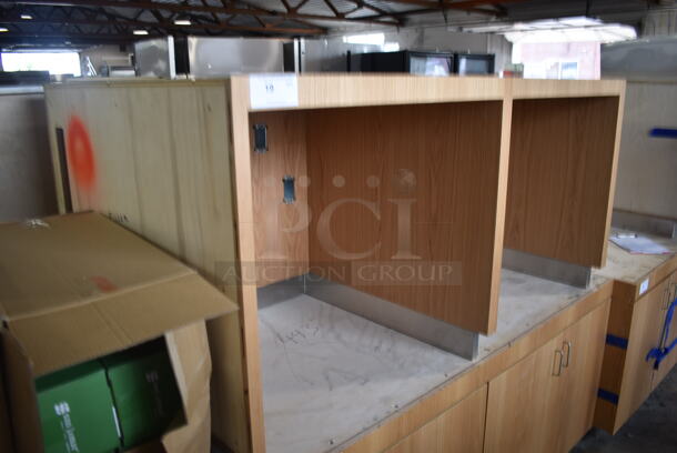 BRAND NEW! Wood Pattern Counter. - Image 2 of 5