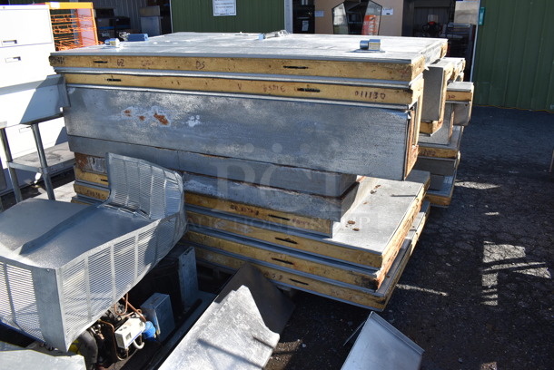 Norlake 6'x6'x7' SELF CONTAINED Walk In Cooler Box w/ Floor, Norlake CPB0501C-A Condenser and Copeland ASE35C4-CAA-959 Compressor. 115 Volts, 1 Phase. - Image 2 of 10