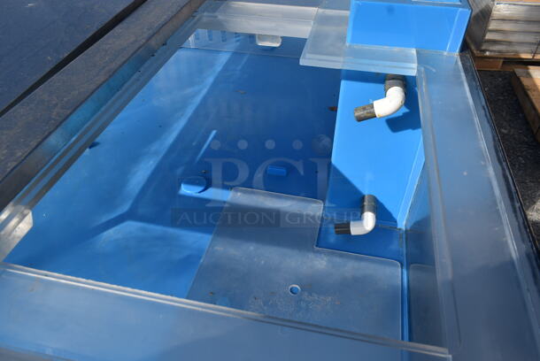 Stainless Steel Commercial Floor Style Aquarium. - Image 6 of 11