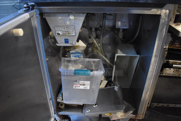 Electro Freeze 30TA-GAB-SS Stainless Steel Commercial Floor Style 2 Flavor w/ Twist Soft Serve Ice Cream Machine on Commercial Casters. 208/230 Volts, 1 Phase. 26x38x68 - Image 5 of 9