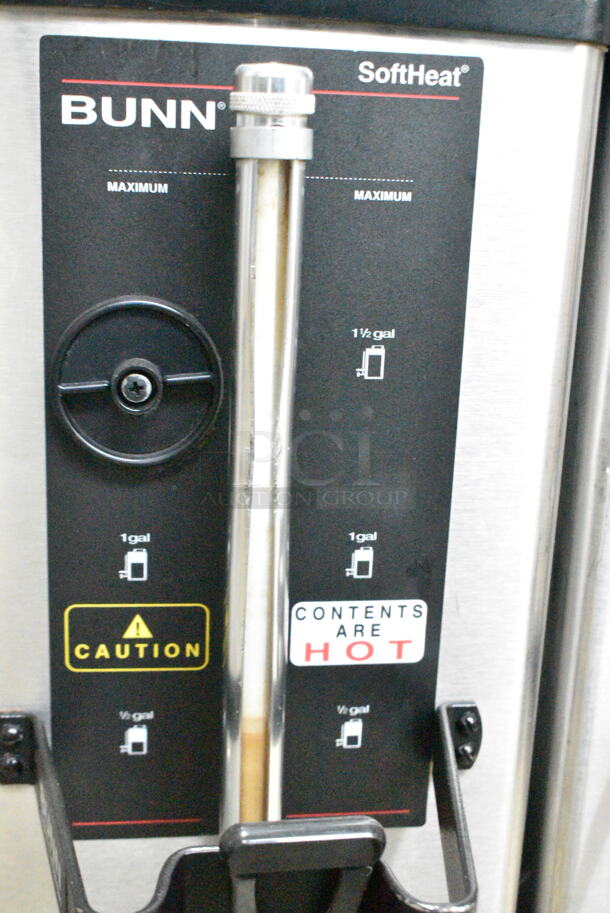 2016 Bunn DUAL SH DBC Stainless Steel Commercial Dual Coffee Machine w/ Hot Water Dispenser, 2 Satellite Servers and 2 Metal Brew Baskets. 120/208-240 Volts, 1 Phase. - Image 5 of 12