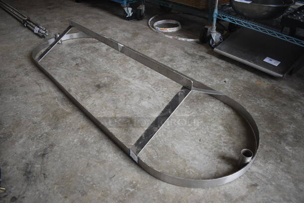 Metal Pot Rack. 72x25x11 - Image 1 of 4