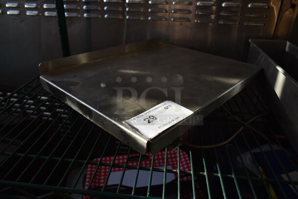 Stainless Steel Scale Weight Plate. - Image 2 of 3