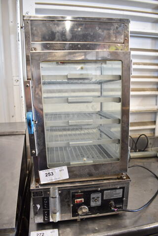 ST-545 Stainless Steel Commercial Countertop Heated Display Case Merchandiser. 110 Volts, 1 Phase. Tested and Does Not Power On