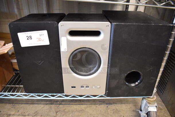 3 Various Subwoofer Speakers; Vizio 3651HDX, 3651ED0X and Onn 100023515. Includes 7x8x12. 3 Times Your Bid!