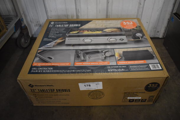 BRAND NEW IN BOX! Member's Mark 22" Tabletop Griddle.  - Image 2 of 6
