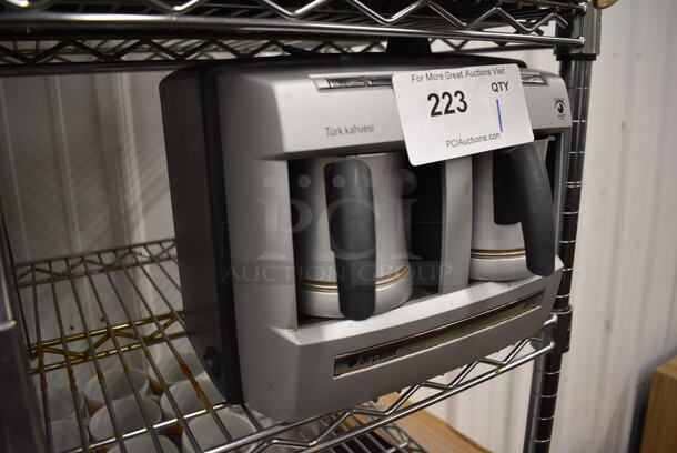 Arcelik K-3190P Metal Countertop Coffee Machine. 11x10x9 - Image 2 of 6