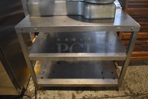 Metal Commercial Countertop Buffalo Chopper on Stainless Steel Equipment Stand w/ 2 Under Shelves. 250 Volts, 1 Phase. 32x27x44 - Image 8 of 9