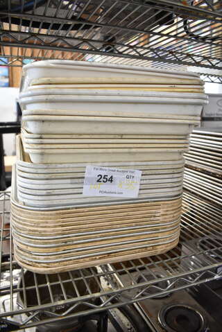 35 Various White Trays. 35 Times Your Bid!