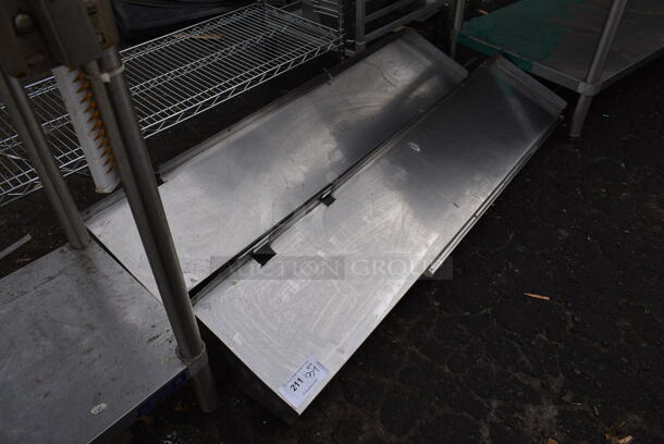 2 Stainless Steel Wall Mount Shelves. 2 Times Your Bid! - Image 4 of 5