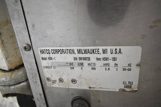 3 Stainless Steel Commercial Single Drawer Warming Drawers; Two APW Wyott BWD-75N and One Hatco HDW-1. 208 Volts, 1 Phase. 3 Times Your Bid! Tested and Working! - Image 8 of 8