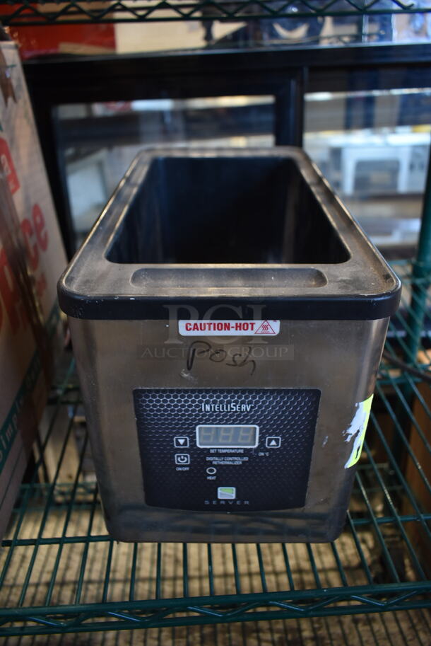 Server IS-1/3 Stainless Steel Countertop Electric Powered IntelliServ Food Warmer. 120 Volts, 1 Phase. Tested and Working! - Image 1 of 6