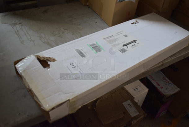 BRAND NEW SCRATCH AND DENT! SereneLife SLBCAD50 Bamboo Bathtub Caddy w iPad/Tablet/Book Holder. Stock Picture Used For Gallery - Image 4 of 4