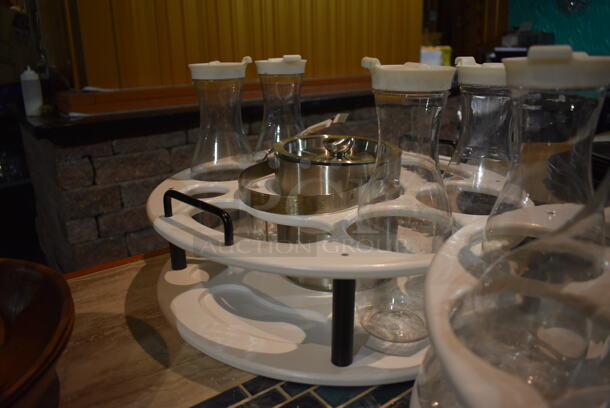 ALL ONE MONEY! Lot of 2 Countertop Holders. 18x18x6. (bar) - Image 3 of 4