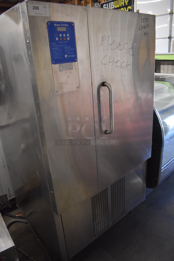 2013 Randell BC-18 Stainless Steel Commercial Floor Style Blast Chiller w/ 4 Probes. 115/230 Volts, 1 Phase. 40x36x70