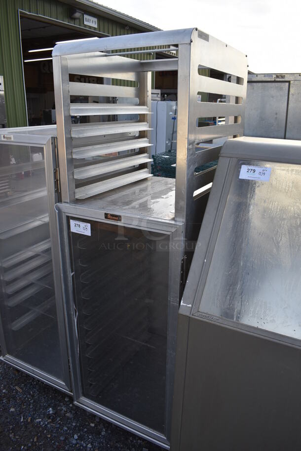 Lockwood Metal Commercial Enclosed Pan Transport Rack on Commercial Casters. 22x30x71 - Image 2 of 5