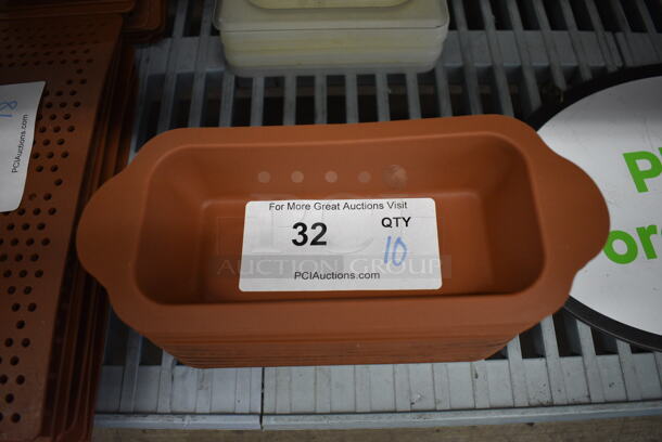 10 Ever-ocean 1711B Orange Silform Single Loaf Baking Pan Liner. 10x4x1.5. 10 Times Your Bid! - Image 3 of 4