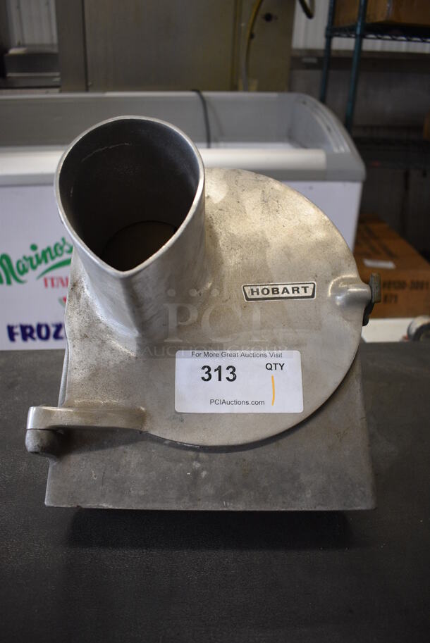 Hobart Metal Commercial Food Processor Head w/ Slicing Blade. 11x15x12 - Image 4 of 6