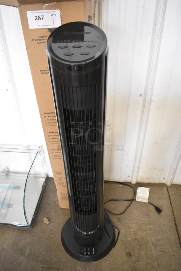 IN ORIGINAL BOX! OmniBreeze Tower Fan. 11x11x40