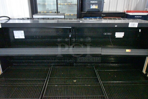 Hussmann Q3-SS-6S Metal Commercial Floor Style Horizontal Open Grab N Go Merchandiser. 120/208-240 Volts, 1 Phase.  - Image 3 of 5