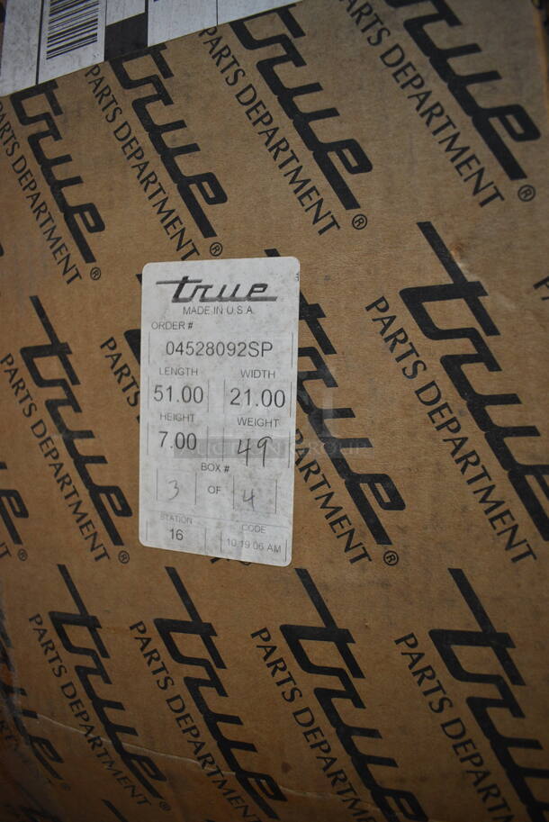 ALL ONE MONEY! Lot of 4 Boxes of 2 BRAND NEW! True White Metal Shelves. Total of 8 - Image 3 of 5
