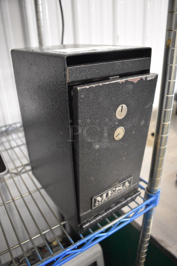 Mesa Black Metal Safe. 6x9x12 - Image 2 of 3