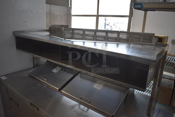 Delfield Stainless Steel Commercial Prep Table w/ 4 Drawers and Over Shelf on Commercial Casters. 115 Volts, 1 Phase. 65x32x55. Tested and Working! - Image 7 of 7