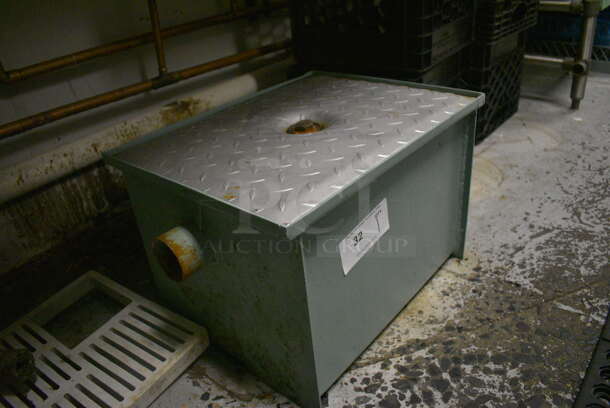 Metal Commercial Grease Trap. 19x14x12. (kitchen) - Image 2 of 4