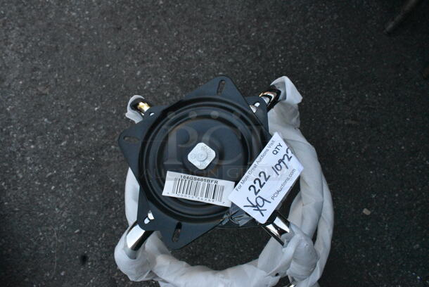 BRAND NEW SCRATCH AND DENT! Lot of 9 Various Pieces to Chairs Including Wooden Back Rests, Black Seat Cushion and Metal Stool Frame.   - Image 7 of 7