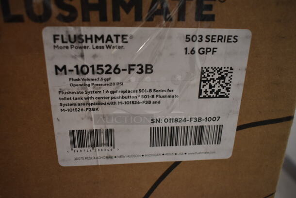BRAND NEW SCRATCH AND DENT! Flushmate M-101526-F3B 503 Series 1.6 GPF Replacement System with Push Button - Image 4 of 5