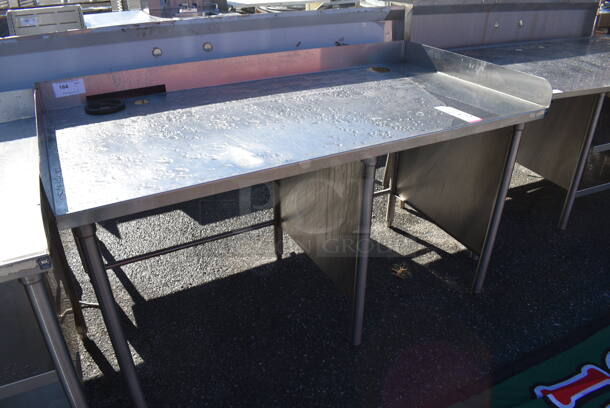 Stainless Steel Commercial Table w/ Back and Side Splash Guards. 62x32x38 - Image 3 of 4