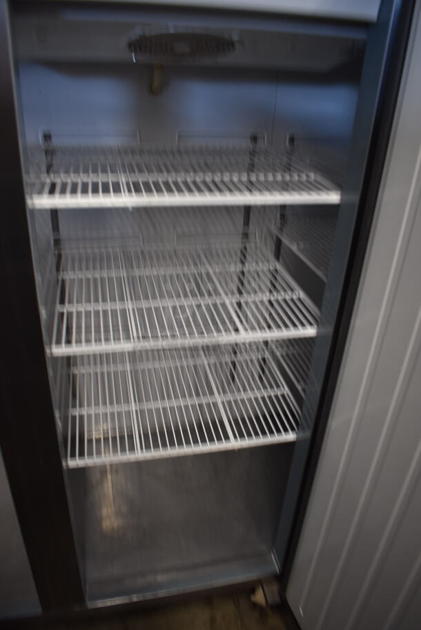 Maxx Cold MXCR-72FD Commercial Stainless Steel Three Solid Door Reach In Cooler With Polycoated Shelves. 115V, 1 Phase. Tested and Working! - Image 5 of 7