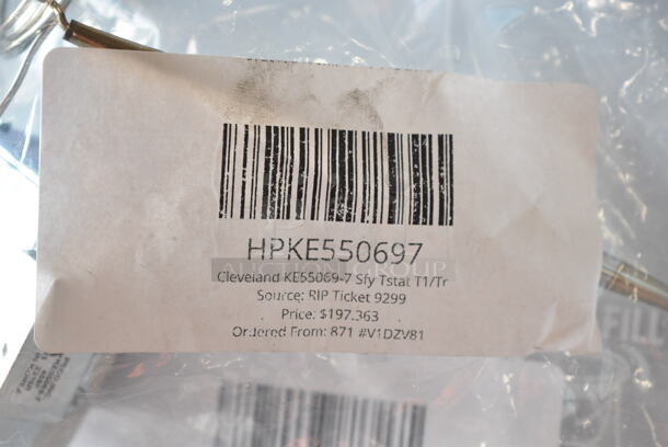 2 BRAND NEW SCRATCH AND DENT! Items; HPKE003868 Cleveland KE003868 Kit;Replace Thermister, HPKE550697 Cleveland KE55069-7 Sfy Tstat T1/Tr. 2 Times Your Bid! - Image 4 of 4