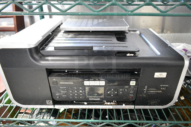 Lexmark X7675 Countertop Printer Scanner Copier.  - Image 2 of 9