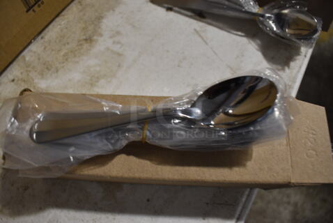 12 BRAND NEW! Stainless Steel Spoons. 6". 12 Times Your Bid!