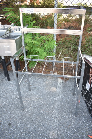 Chrome Finish Soda Rack. 