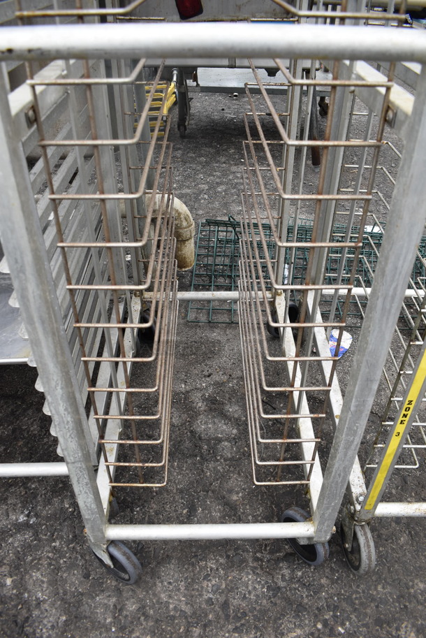 Metal Commercial Pan Transport Rack on Commercial Casters. 18x32x66 - Image 3 of 3