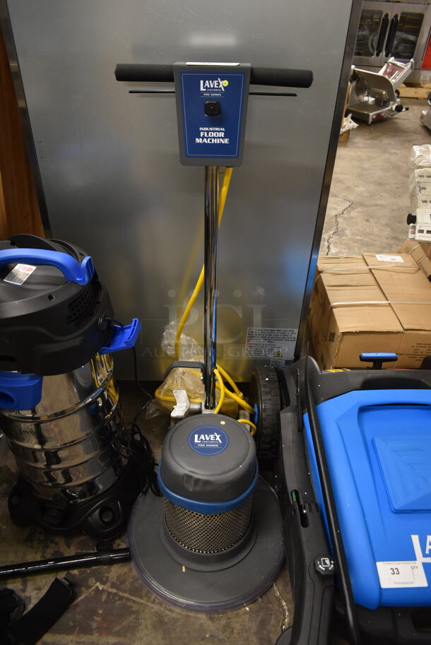 BRAND NEW SCRATCH AND DENT! Lavex TP-1715 Metal Commercial Floor Cleaning Machine. 120 Volts, 1 Phase. Tested and Working!