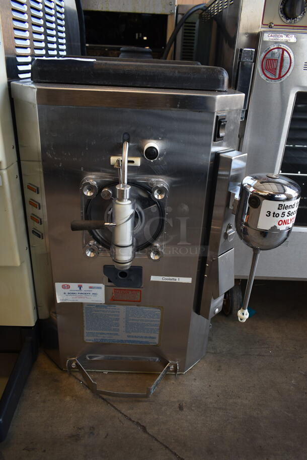 Taylor 430-12 Stainless Steel Commercial Countertop Air Cooled Single Flavor Frozen Beverage Machine w/ Drink Mixer Attachment. 115 Volts, 1 Phase.  - Image 2 of 7