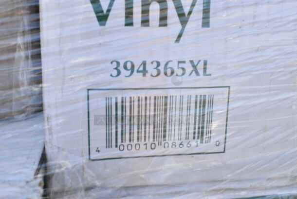 55 BRAND NEW Boxes Including 3 Box 394365XL Noble Products Powder-Free Disposable Clear Vinyl Gloves for Foodservice - Extra Large - 1000/Case, 347RPBD10WHG Visions 10" White Plastic Plate with Gold Bands - 120/Case, 500LSTRWL Choice 9, 12, 16, 20, and 24 oz. Clear Sip-Through Lid with Extra-Wide Opening - 1000/Case, 127RD32COMBO Choice 32 oz. Customizable Microwavable Clear Round Deli Container and Lid Combo Pack - 250/Case, 129MCR16W Choice 16 oz. White 6 1/4" Round Microwavable Heavy Weight Container with Lid - 150/Case, 4 Box 433NHT109 Choice 1/6 Standard Size Beige "Thank You" Script Heavy-Duty Plastic T-Shirt Bag - 600/Case, 394365S Noble Products Powder-Free Disposable Clear Vinyl Gloves for Foodservice - Small - 1000/Case, 394345L Noble NexGen Powder-Free Disposable Black Hybrid 3 Mil Thick Gloves - Large - 1000/Case, 5 Box 5002BNAPBLK Choice Black 2-Ply Customizable Beverage / Cocktail Napkin - 1000/Case, 1501405NAT Choice 2 3/4" x 10" Kraft Disposable Silverware / Bakery / Churro Bag - 2000/Case, 500LSTRWL Choice 9, 12, 16, 20, and 24 oz. Clear Strawless / Sip Lid - 1000/Case. 55 Times Your Bid!  - Image 4 of 12