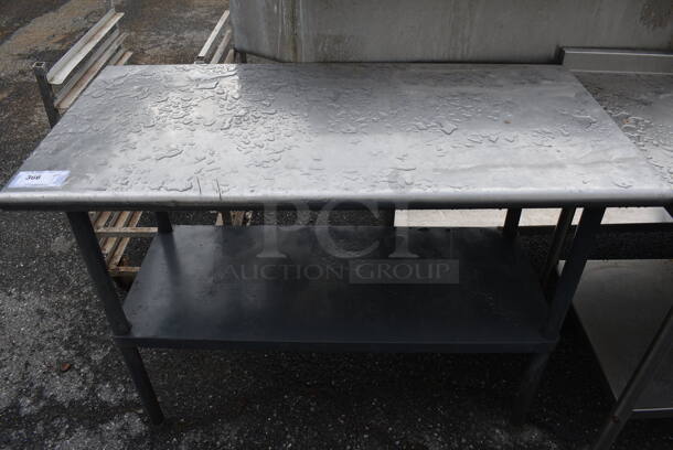 Stainless Steel Commercial Table w/ Metal Under Shelf. 48.5x24x35.5 - Image 1 of 4