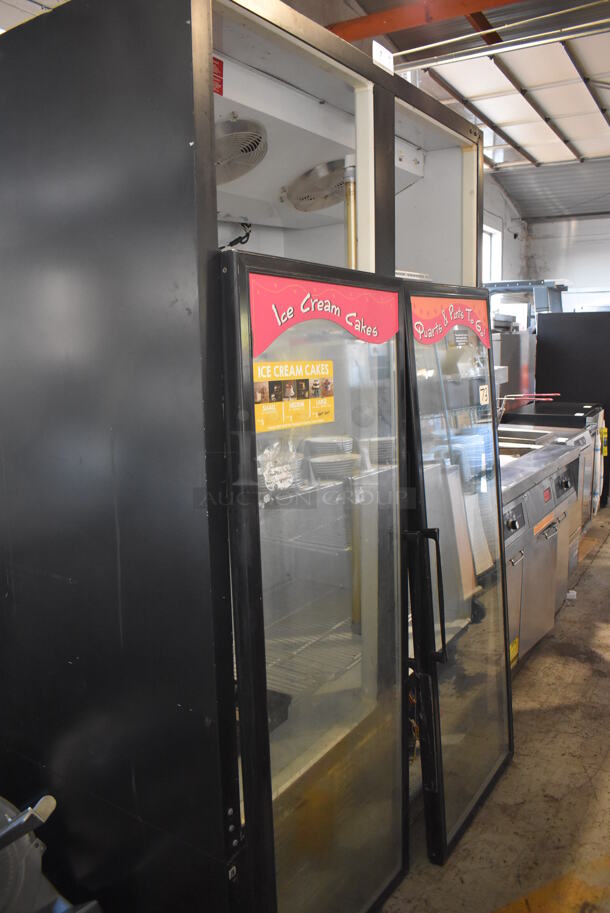 Master-Bilt BLG-48HD Metal Commercial 2 Door Reach In Freezer Merchandiser. Doors Need To Be Reattached. 208-230 Volts, 1 Phase. 52x32x80 - Image 6 of 7